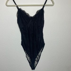Trixxi black lace bodysuit